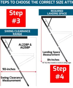 Louisville Ladder AL258P Stair, 25 x 63-Inch Rough Opening 15 61Vxs7jNmvL