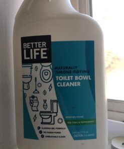 Better Life Toilet Bowl Cleaner - Tea Tree & Peppermint Scent Cleaning Gel - Liquid Bathroom Cleaners for Household - 24oz 24 Fl Oz (Pack of 1) 14 61VyK870pHL