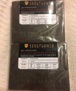 Soulflower Mangosteen Handmade Bar Soap Enriched with Apple & Premium Essential Oils for Skin Exfoliation - Natural, Vegan, Organic, Paraben & SLS Free, Pack of 2-5.3 Oz Each 19 61Vz5ty2hBL 1