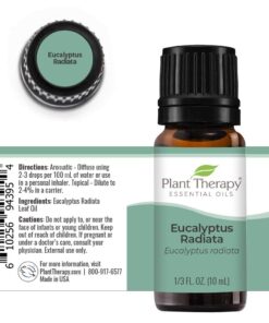 Plant Therapy Eucalyptus Radiata Essential Oil 10 mL (1/3 oz) 100% Pure, Undiluted, Therapeutic Grade 0.3 Fl Oz (Pack of 1) 9 61VzJgfI ML