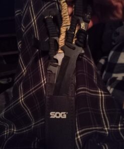 SOG Throwing Knives with Sheath 3 Pack Balanced Throwing Knives Set w/ Paracord Knife Handles and Professional Throwing Knife Sheath (F041TN-CP) 31 61VzMR82ADL