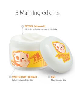 Elizavecca Milky Piggy Wrinkle Care Revitalize EGF Retinol Cream 100g/3.53 fl.oz. - Retinol Swiftlet Nest Extract (69.9%) | Anti-Aging Face Cream | Not Tested on Animals, No Parabens 18 61W13scbC1L 1