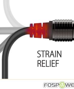 FosPower 24K Gold Plated Toslink to Mini Toslink Digital Optical S/PDIF Audio Cable with Metal Connectors & Strain-Relief PVC Jacket - 10ft 10ft / 3M 12 61W1E8QecFL