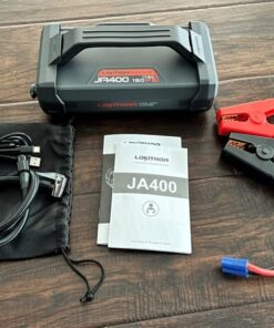 LOKITHOR JA400 1750A 12V Jump Starter with Air Compressor, 60W Two-Way Fast Charing, Lithium Car Battery Starter with 150PSI Digital Tire Inflator, Booster Pack for 7.5L Gas or 5.5L Diesel Engines 26 61W1QaJ3OUL