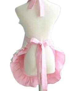 Alternative view of Hyzrz Lovely Home Work Adjustable Apron Cake Kitchen Cooking Women Girls Aprons With Pocket for Gift, Pink