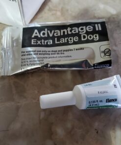 Advantage II XL Dog Vet-Recommended Flea Treatment & Prevention | Dogs Over 55 lbs. | 4-Month Supply 4-Pack 33 61W3ZzT0ROL