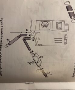 GEARZAAR Diesel Heater 8KW 12V/24V, Parking Heater with Remote Control and LCD Display, Air Heater Fast Heating with Muffle Silencer for Campers RV Truck Boat Bus Car Trailer Garage Home Tent 16 61W42KZqtDL
