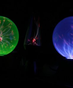 Pelddy Touch Sound Sensitive Glass Plasma Ball Lamp Crystal Green Color Globe Design (8inches) 11 61W4qQiLjDL