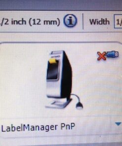 DYMO Standard D1 Labeling Tape for LabelManager Label Makers, Black Print on White Tape, 1/2'' W x 23' L, 1 Cartridge (45013) 1 Pack 27 61W5D0ZlYCL