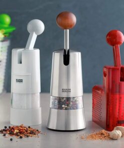 Kuhn Rikon Adjustable Ratchet Grinder with Ceramic Mechanism for Salt, Pepper and Spices, 8.5 x 2.25 inches, Black 10 61W5XtqyuL