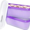 SUMO Ice Cream Containers with Lids for Homemade Ice Cream - Set of 2 Tubs - 1.5 Quart or 3 Pints per Container, Reusable Ice Cream Containers for Freezer Storage, Purple 2 Containers (1.5 Quart Each)
