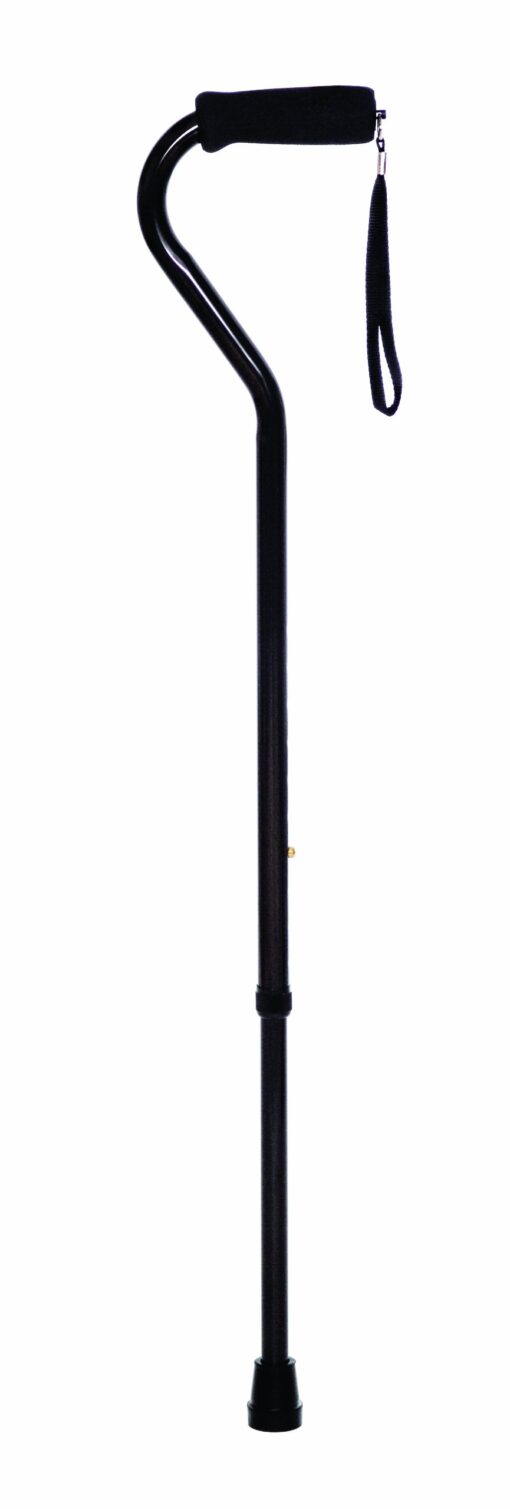 Essential Medical Supply Endurance Offset Handle Cane, Black