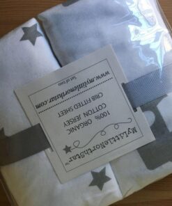 100% Organic Cotton Baby Crib Sheet (2 Pack) - Jersey Knit Soft Fitted Baby Sheet - Washable Crib Mattress Sheets for Baby Toddler Newborn Infant & Kids - Fits Standard Crib Toddler Mattresses 48 61W6npXAiQL