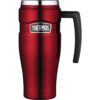 THERMOS Stainless King Vacuum-Insulated Travel Mug, 16 Ounce, Cranberry 12 61W7AGZpdL