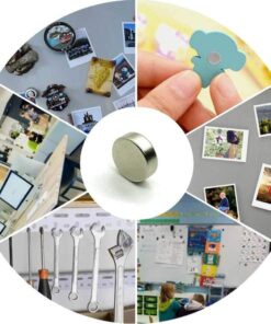 Premium 30 Pcs 5x3 mm Fine Clutter Small Magnets | Strong Magnets Fridge | Button Magnets | Small Magnets for Crafts | Mini Magnet | Small Circle Magnets | Bulk Magnets for Collars Whiteboard 31 61W7J7oxmrL