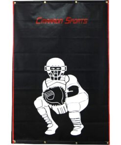 Alternative view of Cimarron Sports 4 x 6 Foot Baseball Softball Pitcher Training Aid Practice Batting Cage Net Vinyl Backstop with Catcher Image, Backstop Only