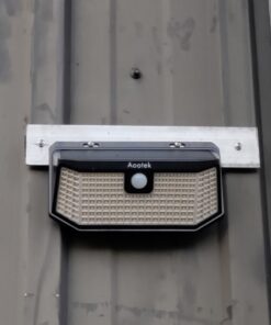 Solar Lights Outdoor 182 LEDs 2500Lm Solar Motion Sensor Lights Solar Panel 15.3 in² and 3 Modes(Security/Permanent On All Night/Smart Brightness Control) with IP65 Waterproof with Wide Angle(2pack) 2 40 61W7RPXFAqL