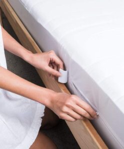 HOSPITOLOGY PRODUCTS Mattress Encasement - Zippered Bed Bug Dust Mite Proof Hypoallergenic - Sleep Defense System - Queen - Waterproof - Stretchable - Standard 12" Depth - 60" W x 80" L 12" - 18" Depth Mattress Queen 12" Standard 16 61W7Z3YiajS