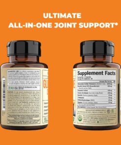 Glucosamine Chondroitin MSM Turmeric Boswellia - Joint Support Supplement. Antioxidant Properties. Helps with Inflammatory Response. Occasional Discomfort Relief for Back, Knees & Hands. 90 Capsules Glucosamine Chondroitin 29 61W998ShzjL