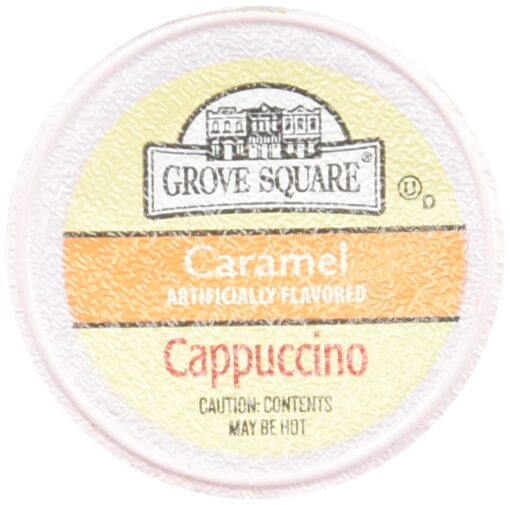 Grove Square Caramel Cappuccino 96 Single Serve Cups