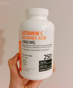 Vitamin C 1000 mg Premium Non-GMO Ascorbic Acid - Maintains Healthy Immune System, Supports Antioxidant Protection - 250 Tablets 250 Count (Pack of 1) 23 61WA5QNQWnL