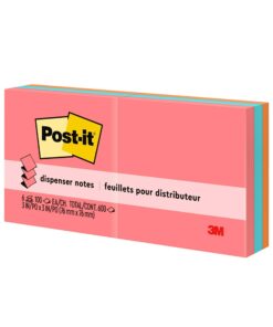 Post-it Super Sticky Notes, 3x3 in, 6 Pads, 2x the Sticking Power, Poptimistic, Bright Colors, Recyclable (622-8SSAN) 13 61WCOyFQP L