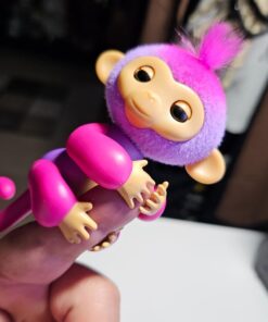 Fingerlings 2023 NEW Interactive Baby Monkey Reacts to Touch – 70+ Sounds & Reactions – Charli (Purple) Purple 26 61WCXm84EoL