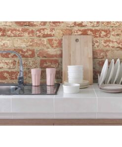 RoomMates RMK9035WP Red Stuccoed Brick Peel and Stick Wallpaper, Roll, Red 24 61WCb5K3fFL