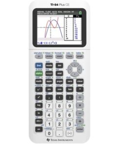 Texas Instruments TI-84 Plus CE Color Graphing Calculator, Bright White Single Pack 19 61WEyH7UjRL