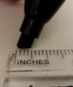 SHARPIE Metal Barrel Permanent Markers, Chisel Tip, Black, 12 Count 12-Count 18 61WFJErlbcL