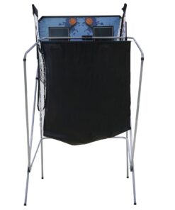 Smartxchoices Foldable Indoor Basketball Hoop Arcade 8 Game Options, Dual LED Scoreboard w/ 4 Balls Inflation Pump for Kids, Teenagers 11 61WFhoheOL