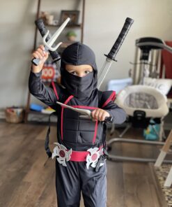 Stealth Toddlers Ninja Costume Medium (3T-4T) Black Standard Packaging 15 61WGOCfv0qL