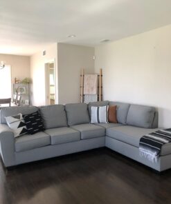 Woven Nook - Modern & Luxurious 18" x 18" Decorative Leather Throw Pillow Covers - Durable Quality & Machine Washable - 100% Polyester Faux Leather, Zulu Design - 4 Pack 18 x 18-Inch Zulu - Black, White, Grey, Brown, Neutral 31 61WGverCqL 2