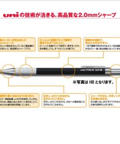 Uni Mechanical Pencil, Field, 2.0mm, HB (M207001PHB) 12 61WHwBuaGEL
