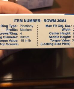 UTG 30mm/2PCs Low Profile Picatinny/Weaver Rings 18 61WIBnlSoL
