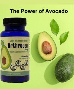 Arthrocen Joint Health Supplement, 300Mg Avocado Soy Unsaponifiable, Non-GMO, Dairy Free, Gluten Free & Shellfish Free, 60 Day Supply, One Capsule Per Day (2 Months)… ORIGINAL 60 Count (Pack of 1) 10 61WJC XGbKL