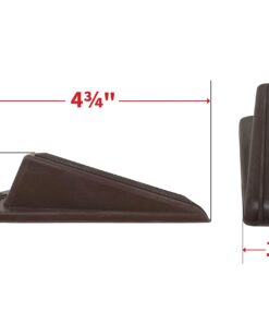 Shepherd Hardware 9133 Door Stop, 1-Pack, Brown 1 Count (Pack of 1) 29 61WKKNbXDXL