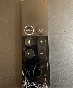 Fintie Protective Case for Apple TV 4K/ HD Siri Remote (1st Gen) - Honey Comb Lightweight Anti Slip Shockproof Silicone Cover for Apple TV 4K 5th 4th Gen Siri Remote Controller, Black 36 61WLzk0fML