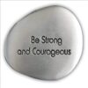 Be Strong and Courageous Soothing Stone, Worry Stone for Calming Anxiety and Stress, 1 1/2 Inches, by Cathedral Art Be Strong One Size 12 61WQMJrsQUL