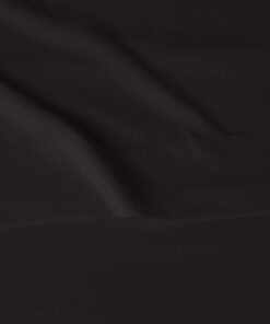Amazon Basics Lightweight Super Soft Easy Care Microfiber 4-Piece Bed Sheet Set with 14-Inch Deep Pockets, Queen, Black, Solid 20 61WRu4imiTL