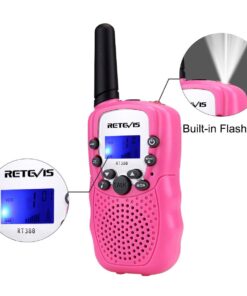 Alternative view of Retevis RT388 Kids Walkie Talkies Rechargeable, for 5-13 Year Old Girls Boys,Pink Walkie Talkie 2 Pack with Charging Cable Batteries,22CH Flashlight Family Holiday Outdoor Camping