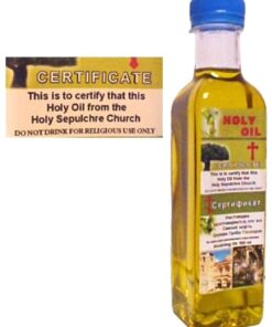 Holy Land Market Large Holy Blessed Anointing Oil from The Holy Land (Bottle with Carton) Bottle With Carton 8 61WT8jwF BL