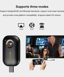 SmartSee HDMI Wireless Display Receiver WiFi 4K 1080P Mobile Screen Cast Mirroring Adapter Dongle for iPhone Mac iOS Android to TV Projector Support Miracast Airplay DLNA No Switching (2.4G) 18 61WTnmqHApL