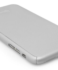 Alternative view of iPhone 6S Plus Full Body Slim Fit Case with Tempered Glass Screen Protector Ultra Thin Light Weight Hard Silver Snap-On for Apple iPhone 6 Plus 5.5