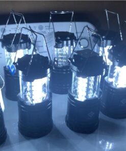 Etekcity Camping Lantern for Emergency Light Hurricane Supplies, Accessories Gear Tent Lights, Lanterns Battery Powered LED for Power Outages, Survival Kits, Operated Lamp, 4 Pack,Black 38 61WXlYxtmZL