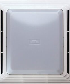 Alternative view of Broan-NuTone 678 Ventilation Fan and Light Combo for Bathroom and Home, 100 Watts, 50 CFM,White White 50 CFM, 2.5 Sones Decorative
