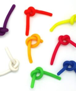 three carriage Colorful Sensory Fidget Stretch Toys-Stretchy Strings Fidget Toy for Relaxing Therapy (12 Pack 6 Colors) - for Adults and Kids-Stress Toy Helps with ADHD ADD OCD Autism Bad 13 61WZ1LoEqWL