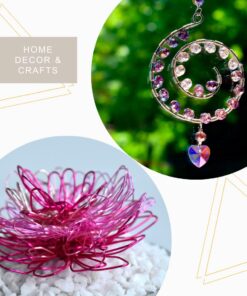 Artistic Wire, 24 Gauge Tarnish Resistant Colored Copper Craft Jewelry Wrapping Wire, Antique Brass Color, 20 yd 24 Gauge / 20 yd 11 61WZJxdJwgL