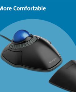 Alternative view of Kensington Orbit Trackball Mouse with Scroll Ring (K72337US), 4 1/2X5 1/2X2" K72337US wired usb