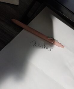 FIOVER 4PCS Cute Cat Press 0.5 mm Student Office Gel Pen Quick-Drying Neutral Retractable Ink Black Rollerball Pens for School Office Supplies Kawaii Accessories for Cat Lovers Cat pen 35 61WamsQt1YL